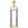 Double Silver Glacier Third Place Cheerleading Trophy