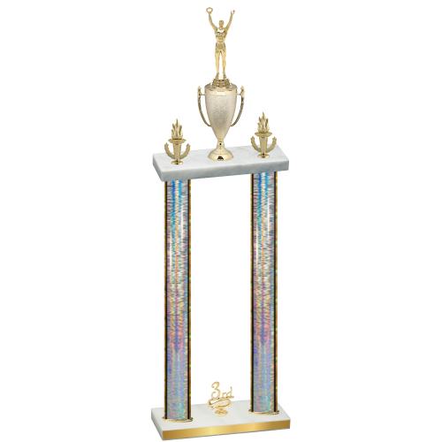 Double Silver Glacier Third Place Victory Trophy