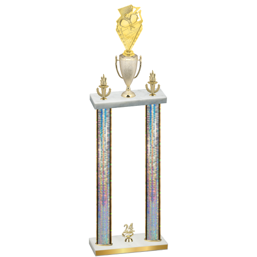 Double Silver Glacier Year Pickleball Trophy