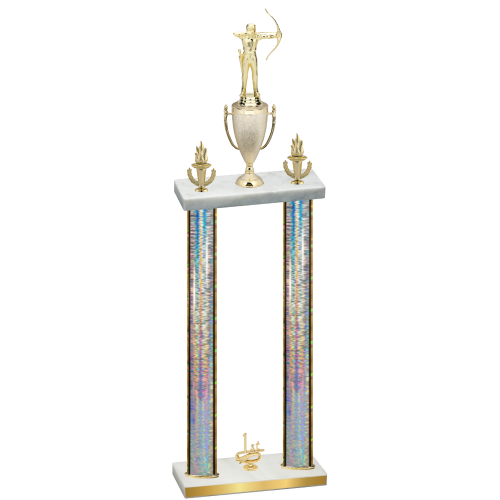 Double Silver Glacier First Place Archery Trophy