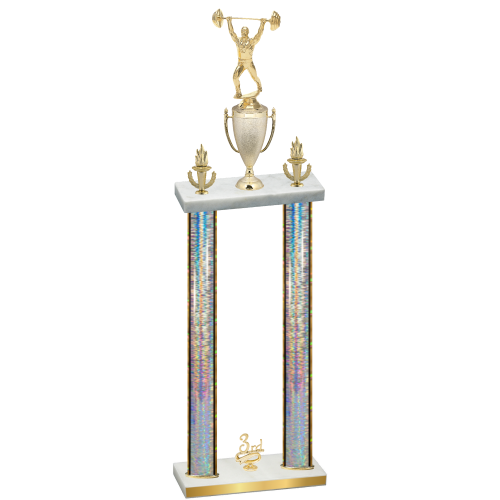 Double Silver Glacier Third Place Weights Trophy
