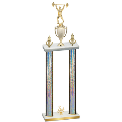 Double Silver Glacier Third Place Weights Trophy