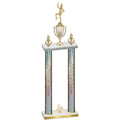 Double Silver Glacier Fourth Place Majorette Trophy