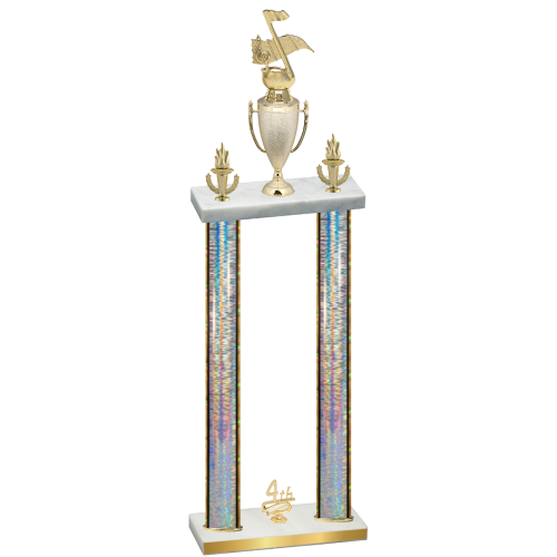 Double Silver Glacier Fourth Place Music Trophy