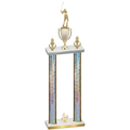Double Silver Glacier Fourth Place Golf Trophy