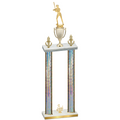 Double Silver Glacier Third Place Softball Trophy