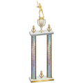 Double Silver Glacier Victory Softball Trophy