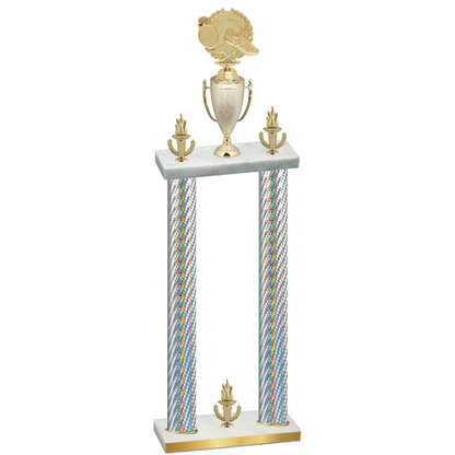 Double Silver Carbon Fiber Victory Running Trophy