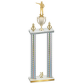 Double Silver Carbon Fiber Year Shooter Trophy