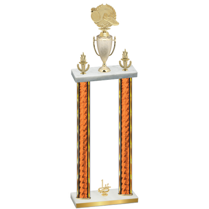 Double Orange Glacier First Place Running Trophy