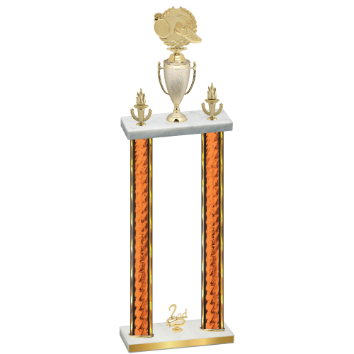 Double Orange Glacier Second Place Running Trophy