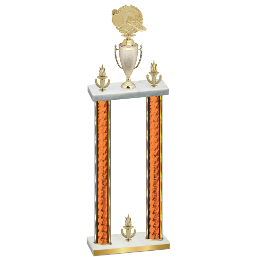 Double Orange Glacier Victory Running Trophy