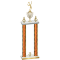Double Orange Glacier Year Tennis Trophy
