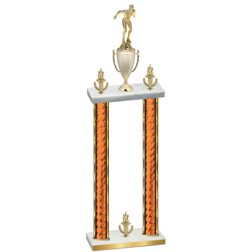 Double Orange Glacier Victory Swimming Trophy