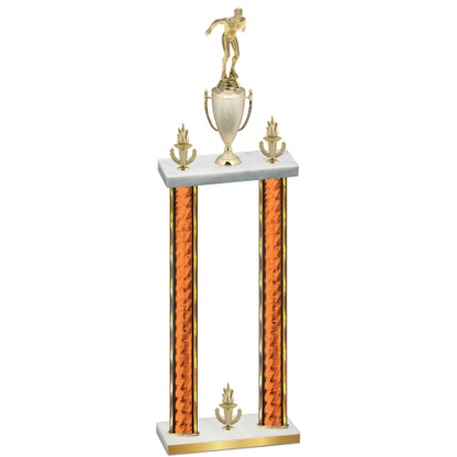 Double Orange Glacier Victory Swimming Trophy