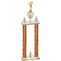 Double Orange Glacier Victory Tennis Trophy