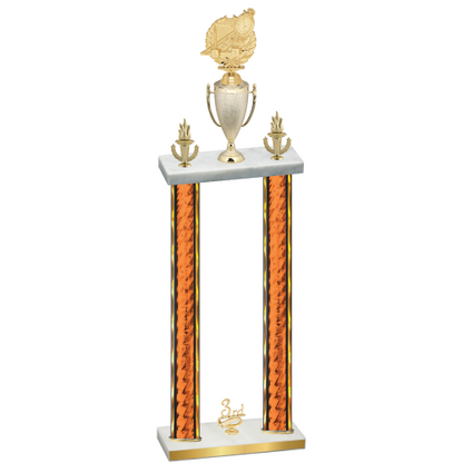 Double Orange Glacier Third Place Swimming Trophy