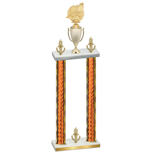 Double Orange Glacier Victory Swimming Trophy