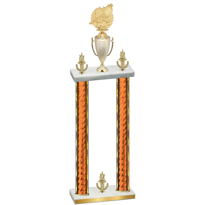 Double Orange Glacier Victory Swimming Trophy