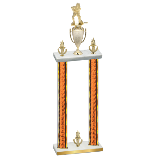 Double Orange Glacier Victory Hockey Trophy