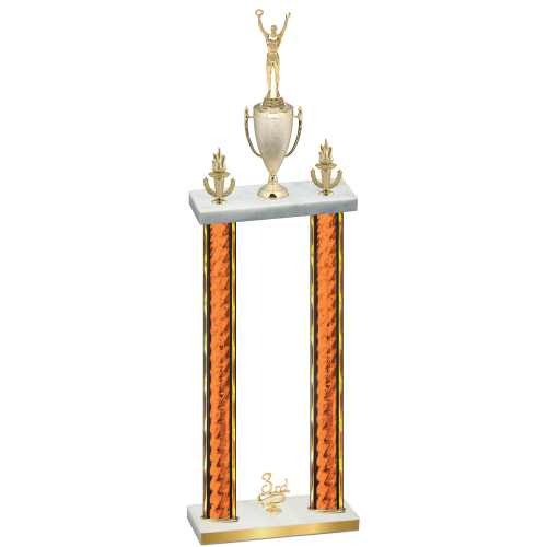 Double Orange Glacier Third Place Victory Trophy