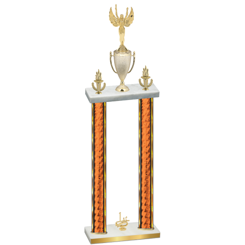 Double Orange Glacier First Place Victory Trophy