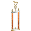 Double Orange Glacier Year Horses Trophy