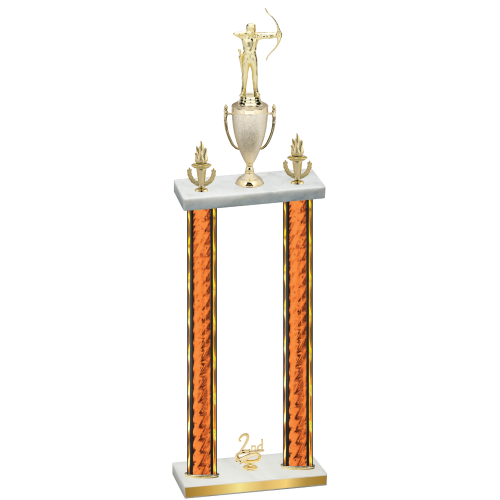 Double Orange Glacier Second Place Archery Trophy