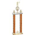 Double Orange Glacier Fourth Place Archery Trophy