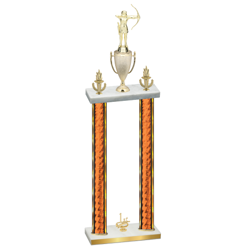 Double Orange Glacier First Place Archery Trophy