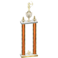 Double Orange Glacier Fourth Place Archery Trophy