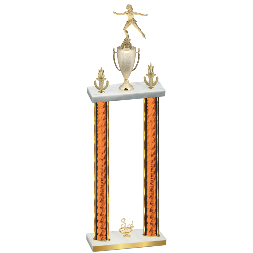 Double Orange Glacier Third Place Skater Trophy