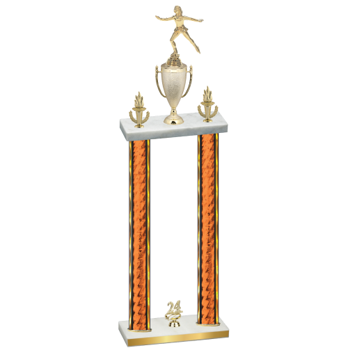 Double Orange Glacier Year Skater Trophy