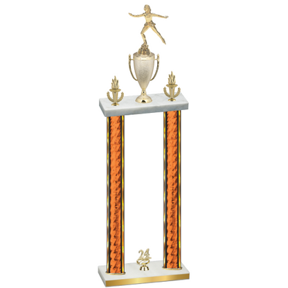 Double Orange Glacier Year Skater Trophy