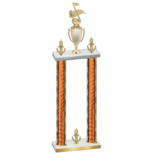 Double Orange Glacier Victory Music Trophy