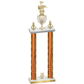Double Orange Glacier Year Music Trophy