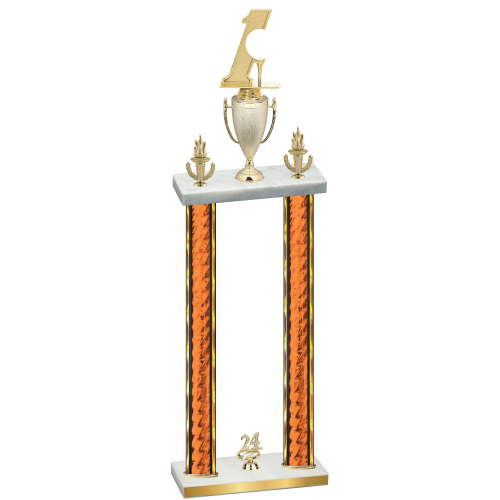 Double Orange Glacier Year Golf Trophy