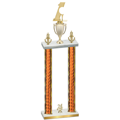 Double Orange Glacier Year Golf Trophy