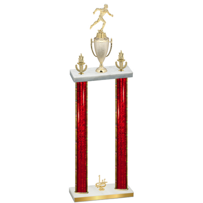 Double Red Glacier First Place Running Trophy