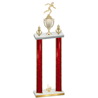Double Red Glacier First Place Running Trophy