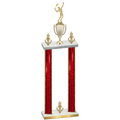 Double Red Glacier Victory Tennis Trophy