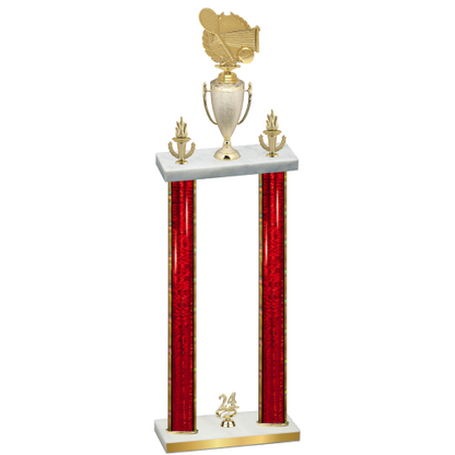 Double Red Glacier Year Tennis Trophy
