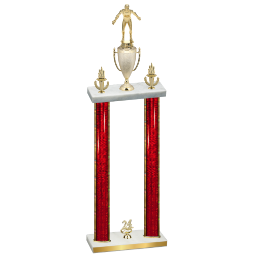Double Red Glacier Year Wrestling Trophy