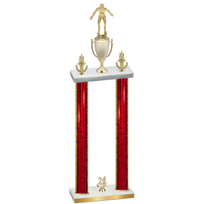 Double Red Glacier Year Wrestling Trophy