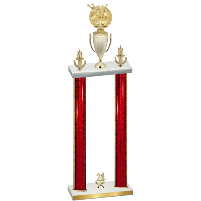 Double Red Glacier Year Bowling Trophy
