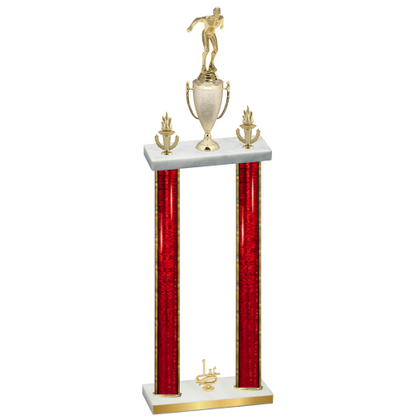 Double Red Glacier First Place Swimming Trophy