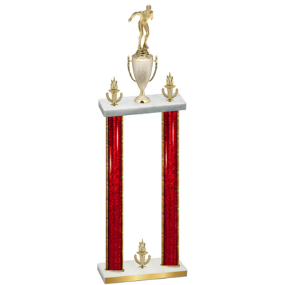 Double Red Glacier Victory Swimming Trophy