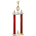 Double Red Glacier Victory Tennis Trophy