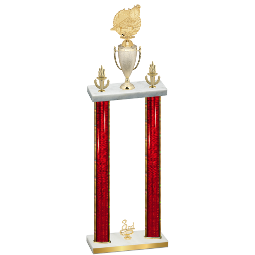 Double Red Glacier Third Place Swimming Trophy
