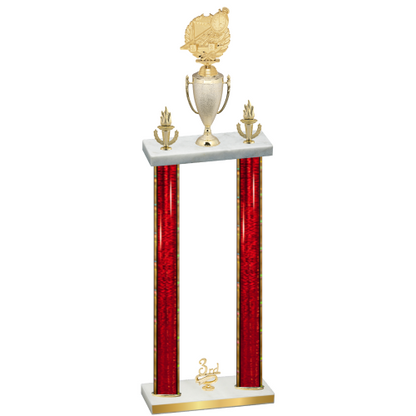 Double Red Glacier Third Place Swimming Trophy